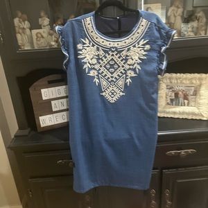 THML embroidered dress